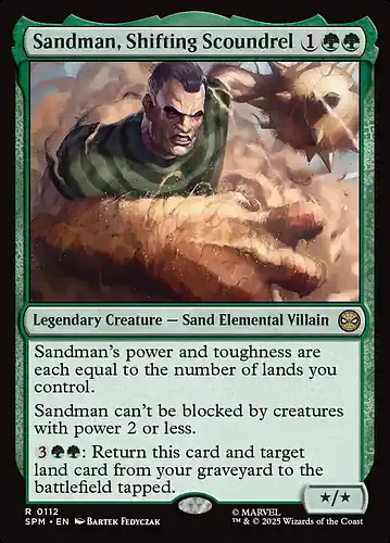 Sandman, Shifting Scoundrel - spm Spoiler
