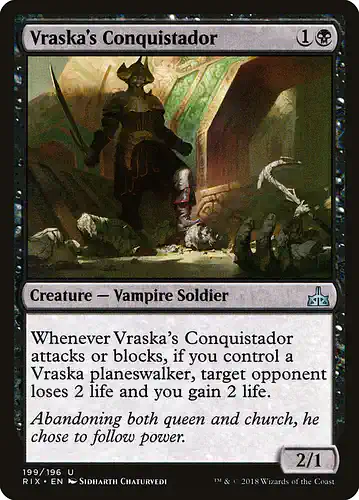Vraska's Conquistador - rix Spoiler