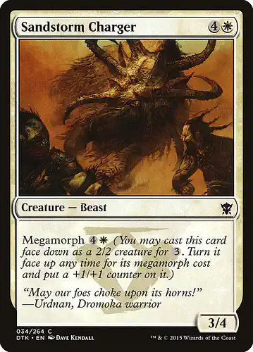 Sandstorm Charger - dtk Spoiler