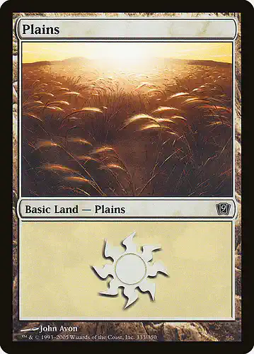 Plains - 9ed Spoiler
