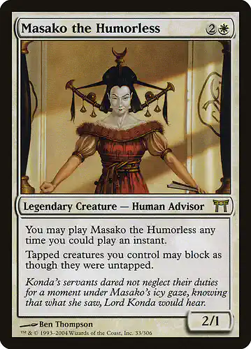 Masako the Humorless - chk Spoiler