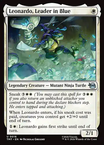 Leonardo, Leader in Blue - tmt Spoiler