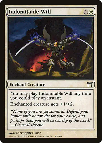 Indomitable Will - chk Spoiler