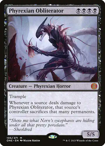 Phyrexian Obliterator - one Spoiler