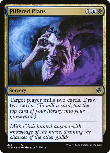 Pilfered Plans - scd Spoiler