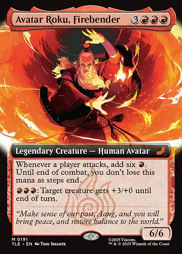 Avatar Roku, Firebender - tle Spoiler