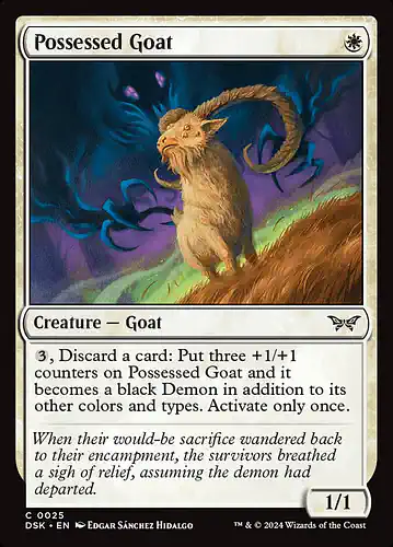 Possessed Goat - dsk Spoiler