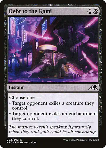 Debt to the Kami - neo Spoiler
