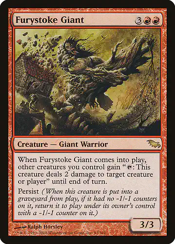 Furystoke Giant - shm Spoiler