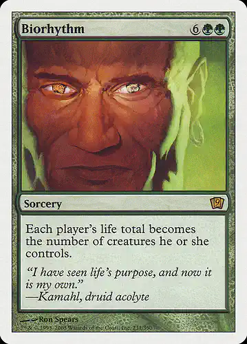 Biorhythm - 9ed Spoiler