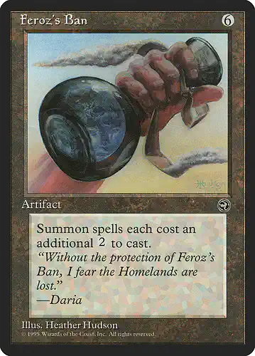 Feroz's Ban - hml Spoiler