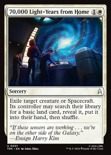70,000 Light-Years from Home - trk Spoiler
