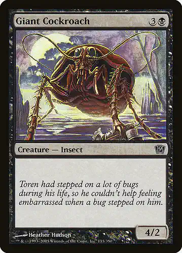 Giant Cockroach - 9ed Spoiler