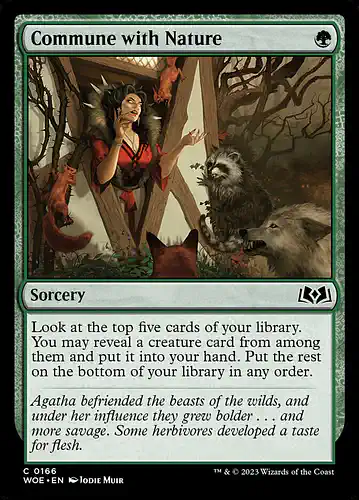 Commune with Nature - woe Spoiler