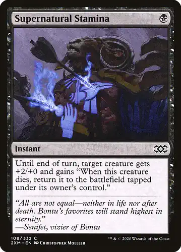 Supernatural Stamina - 2xm Spoiler