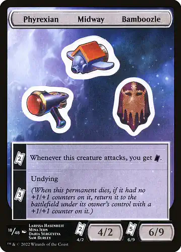Phyrexian Midway Bamboozle - unf Spoiler