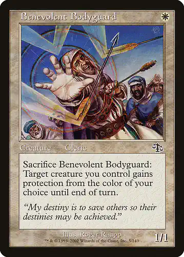 Benevolent Bodyguard - jud Spoiler