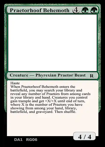Praetorhoof Behemoth - unk Spoiler