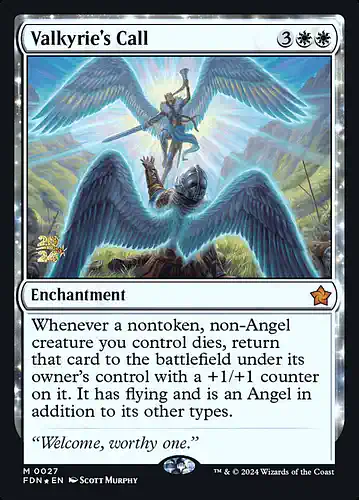 Valkyrie's Call - fdn Spoiler