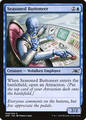 Seasoned Buttoneer - unf Spoiler
