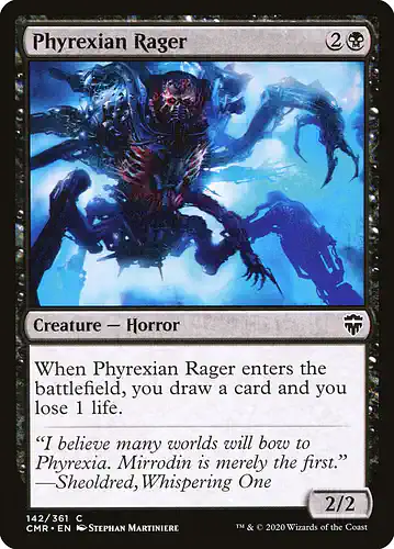 Phyrexian Rager - cmr Spoiler