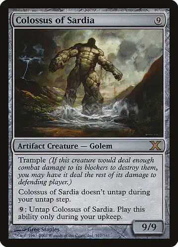 Colossus of Sardia - 10e Spoiler