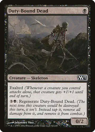 Duty-Bound Dead - m13 Spoiler