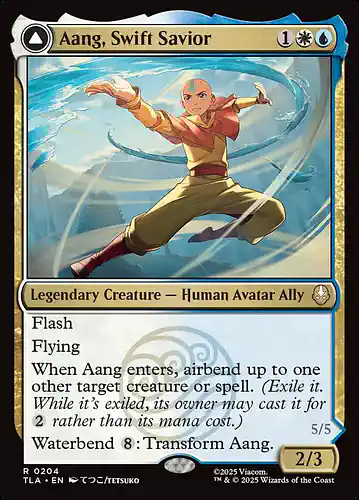 Aang, Swift Savior - tla Spoiler