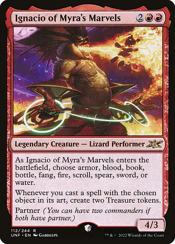 Ignacio of Myra's Marvels - unf Spoiler