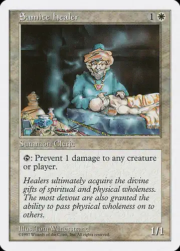 Samite Healer - 5ed Spoiler