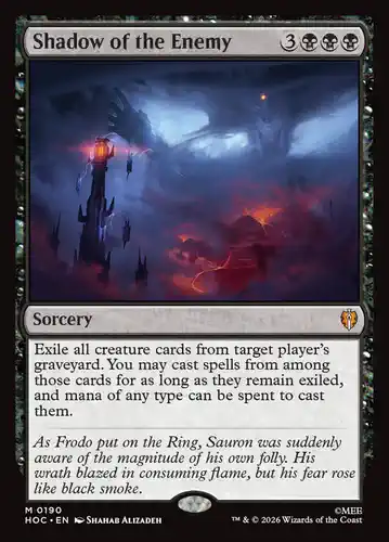 Shadow of the Enemy - hoc Spoiler
