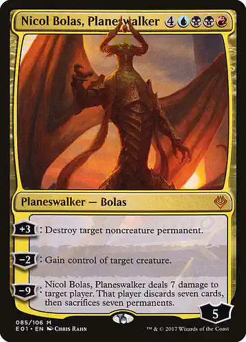 Nicol Bolas, Planeswalker - e01 Spoiler