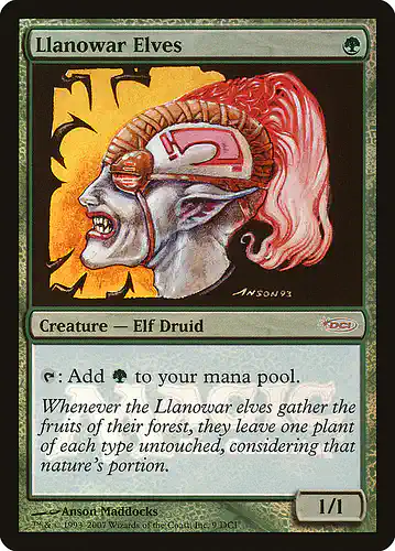 Llanowar Elves - dci Spoiler