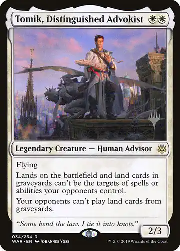 Tomik, Distinguished Advokist - war Spoiler