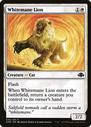 Whitemane Lion - dmr Spoiler