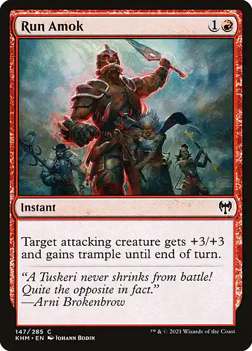 Run Amok - khm Spoiler