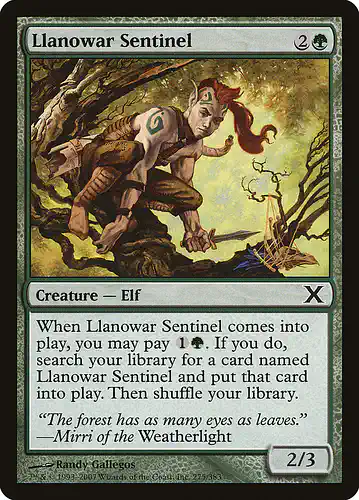 Llanowar Sentinel - 10e Spoiler