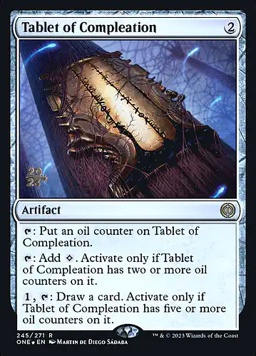 Tablet of Compleation - one Spoiler
