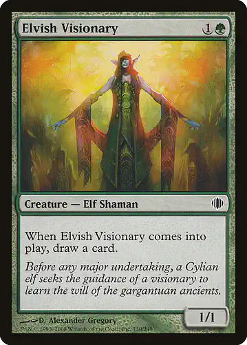 Elvish Visionary - ala Spoiler