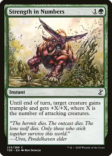 Strength in Numbers - tsr Spoiler