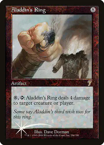 Aladdin's Ring - 7ed Spoiler