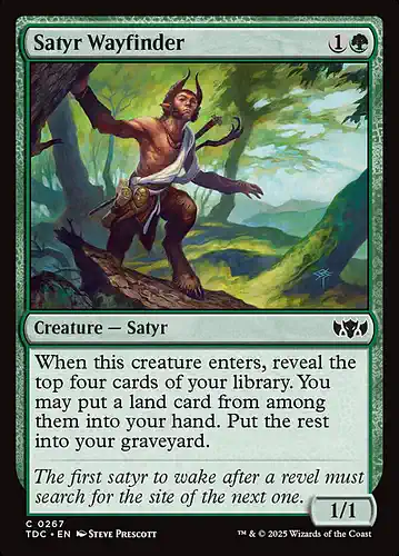 Satyr Wayfinder - tdc Spoiler