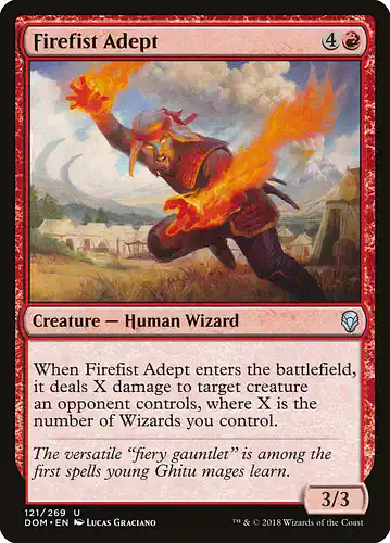 Firefist Adept - dom Spoiler