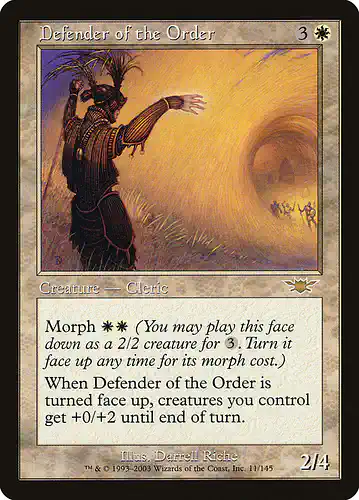 Defender of the Order - lgn Spoiler