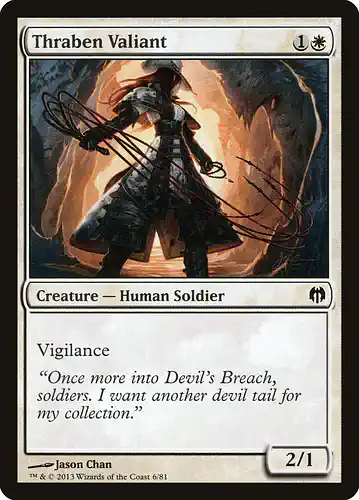 Thraben Valiant - ddl Spoiler