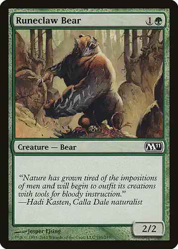 Runeclaw Bear - m11 Spoiler