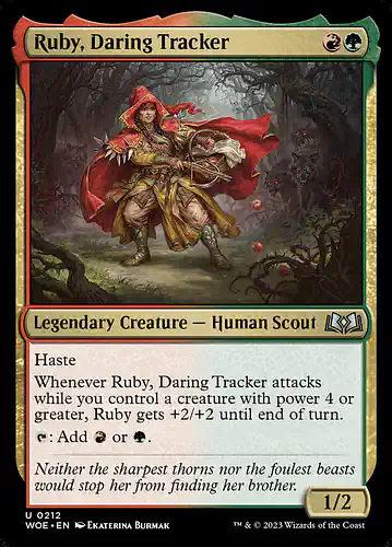 Ruby, Daring Tracker - woe Spoiler