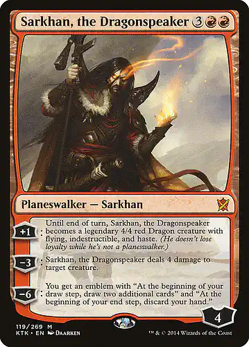 Sarkhan, the Dragonspeaker - ktk Spoiler