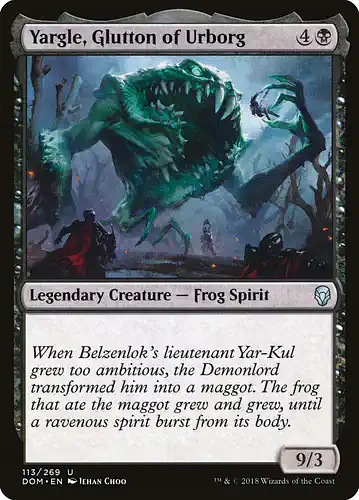 Yargle, Glutton of Urborg - dom Spoiler