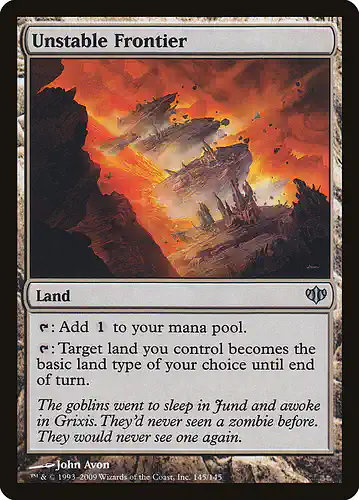 Unstable Frontier - con Spoiler